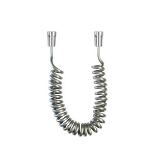 Tuyau de douche en spirale extensible jusqu'à 300 cm PVC F.F. 1/2" | Tecom