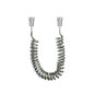 Tuyau de douche en spirale extensible jusqu'à 300 cm PVC F.F. 1/2" | Tecom Tuyau de douche en spirale extensible jusqu'à 300 cm PVC F.F. 1/2" | Tecom