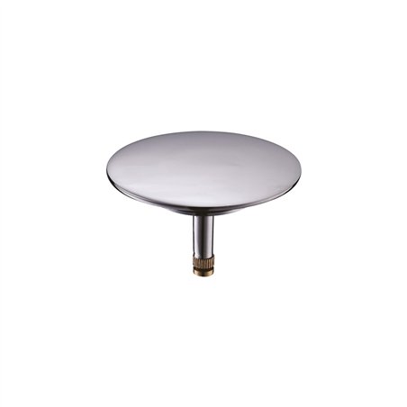 Bouchon universel chromé de remplissage de baignoire Ø 72 mm | Tecom
