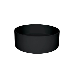Ø36 cm lavabo rond en granit avec plan noir - Delia