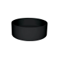 Lavabo rond en granit avec plan de travail Ø36 cm noir - Delia Lavabo rond en granit avec plan de travail Ø36 cm noir - Delia