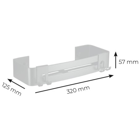 Support en aluminium noir mat | Tecom