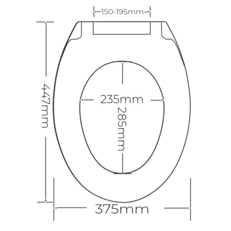 Abattant WC universel charnières en acier blanc | Tecom