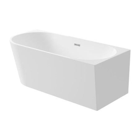 Baignoire acrylique 150 cm droite avec siphon click-clack - Delia