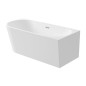 Baignoire acrylique 150 cm droite avec siphon click-clack - Delia Baignoire acrylique 150 cm droite avec siphon click-clack - Delia