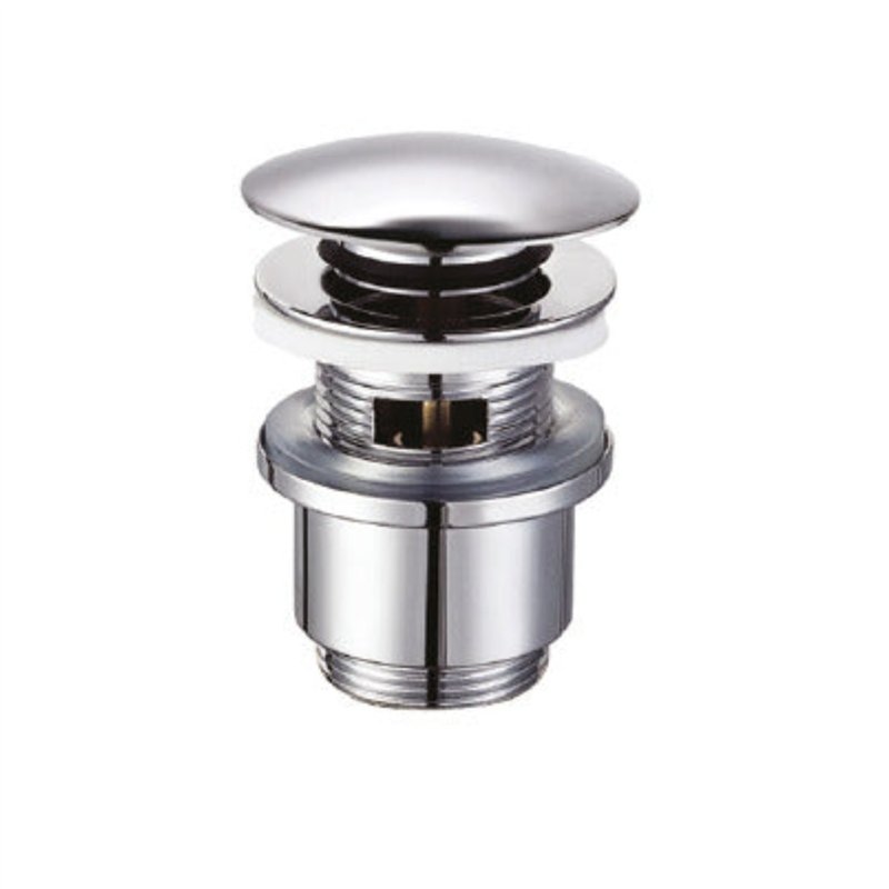 Vidange basse ronde click clack pour céramique - Vidange de lavabo Vidange basse ronde click clack pour céramique - Vidange de lavabo