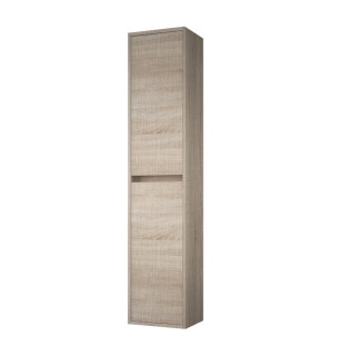 Colonne de salle de bains murale Soria 140x30 cm chêne clair Caledonia