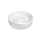 Lavabo à poser rond en céramique blanche 360 mm - Delia Lavabo à poser rond en céramique blanche 360 mm - Delia