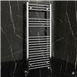 Radiateur sèche-serviettes de salle de bains 112x50 cm chromé avec raccords standard - Aly Radiateur sèche-serviettes de salle de bains 112x50 cm chromé avec raccords standard - Aly