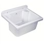 Barre murale en polypropylène blanc avec porte-savon 42x34x21 cm Barre murale en polypropylène blanc avec porte-savon 42x34x21 cm