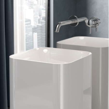 Lavabo carré 36xH90 cm blanc - Petit | RAK Ceramics