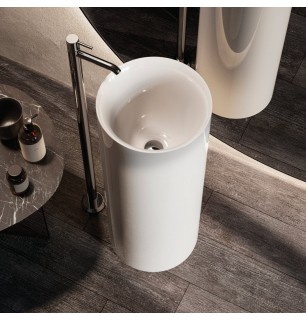 Lavabo rond à poser 36x36 blanc - RAK Petit, céramique