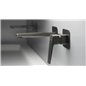 Mitigeur monocommande encastré de lavabo finition titane - Vetox Mitigeur monocommande encastré de lavabo finition titane - Vetox
