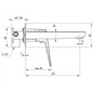 Mitigeur monocommande encastré de lavabo finition titane - Vetox Mitigeur monocommande encastré de lavabo finition titane - Vetox