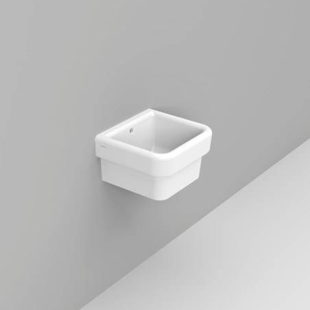 Persia 42x38 cm lavabo blanc avec trop-plein - Dolomite