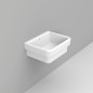 60x45 cm lavabo en céramique blanche avec trop-plein - Virginia | Dolomite 60x45 cm lavabo en céramique blanche avec trop-plein - Virginia | Dolomite