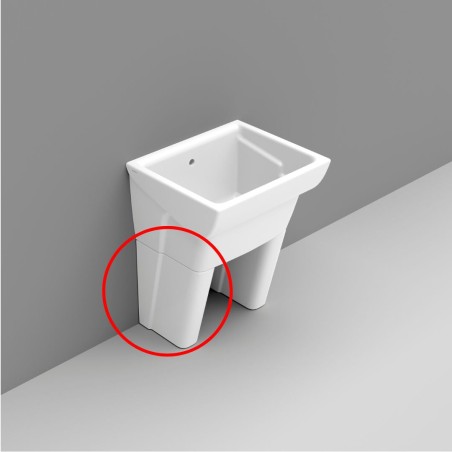 Pied en céramique pour lavabo Mexico 75 cm - Dolomite
