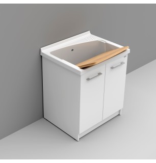 Revine 75x61 cm meuble lavabo encastrable - Ceramica Dolomite