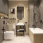 Lavabo à poser rond en céramique blanche 360 mm - Delia Lavabo à poser rond en céramique blanche 360 mm - Delia
