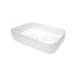Lavabo rectangulaire à poser en céramique blanc 505 mm - Giasyn Lavabo rectangulaire à poser en céramique blanc 505 mm - Giasyn