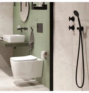 Lavabo rectangulaire à poser en céramique blanc 505 mm - Giasyn