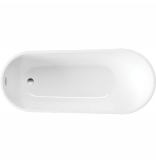 Baignoire autoportante en acrylique asymétrique de 170 cm - Stapol