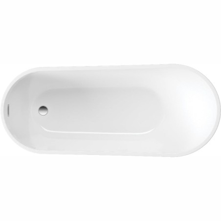 Baignoire autoportante en acrylique asymétrique de 170 cm - Stapol