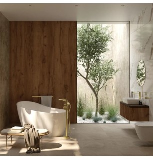 Baignoire Stapol 170 cm - Baignoire asymétrique en acrylique blanc
