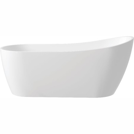 Baignoire Stapol 170 cm - Baignoire asymétrique en acrylique blanc