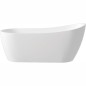 Baignoire Stapol 170 cm - Baignoire asymétrique en acrylique blanc