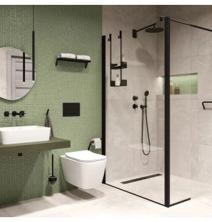 Lavabo rectangulaire à poser en céramique blanc 505 mm - Giasyn