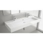 Lavabo en porcelaine blanche avec support latéral 121x46 cm - Trento Lavabo en porcelaine blanche avec support latéral 121x46 cm - Trento