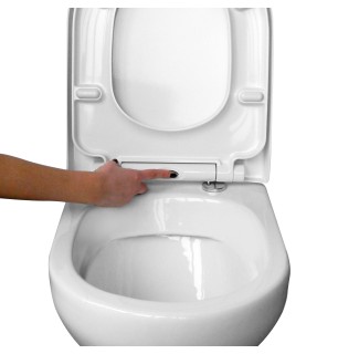Siège de toilette amovible Softclose