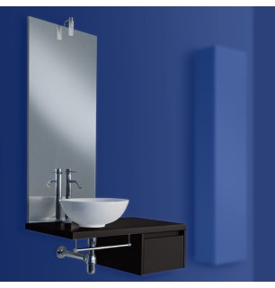 Meuble avec lavabo modèle Milano - Dimensions : 90x45x50 cm - Couleur : Blanc