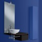 Meuble avec lavabo modèle Milano - Dimensions : 90x45x50 cm - Couleur : Blanc