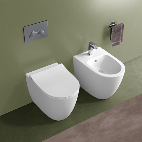 Appareils sanitaires encastrés série Sento - Couleur : blanc mat