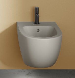 Bidet suspendu Sento - Couleur : Noir mat