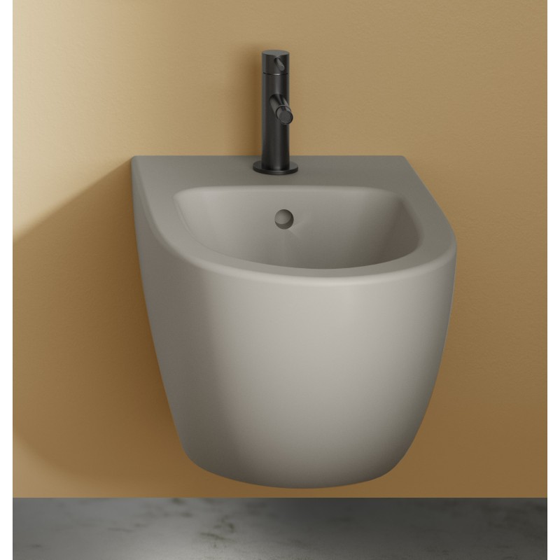 Bidet suspendu Sento - Couleur : Noir mat