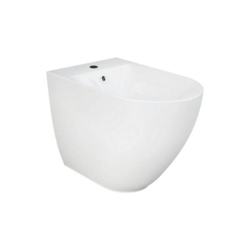 Bidet en céramique blanche 52x38 cm - Des Series | RAK Ceramics Bidet en céramique blanche 52x38 cm - Des Series | RAK Ceramics