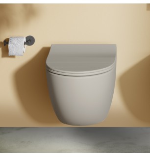 WC suspendu Sento avec siège softclose inclus - Couleur : Blanc mat