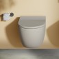 WC suspendu Sento avec siège softclose inclus - Couleur : Blanc mat