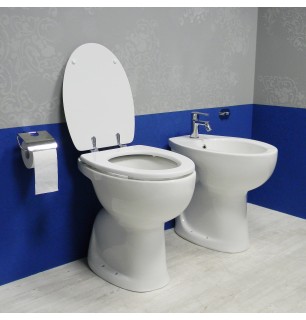Kit WC + bidet senior blanc avec siège inclus - Comfort | BuyBath