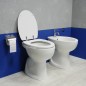 Kit sanitaire senior blanc WC et bidet avec siège inclus Kit sanitaire senior blanc WC et bidet avec siège inclus