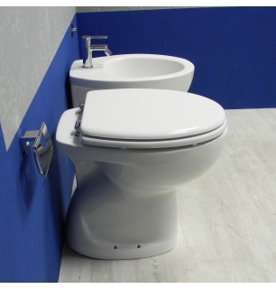 Kit WC + bidet senior blanc avec siège inclus - Comfort | BuyBath