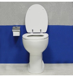 WC surélevé senior blanc - Siège non inclus | BuyBath