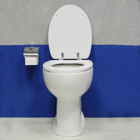 WC surélevé senior blanc - Siège non inclus | BuyBath