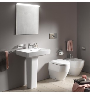 WC suspendu sans rebord en céramique blanche 36x52 cm - Lua | Laufen