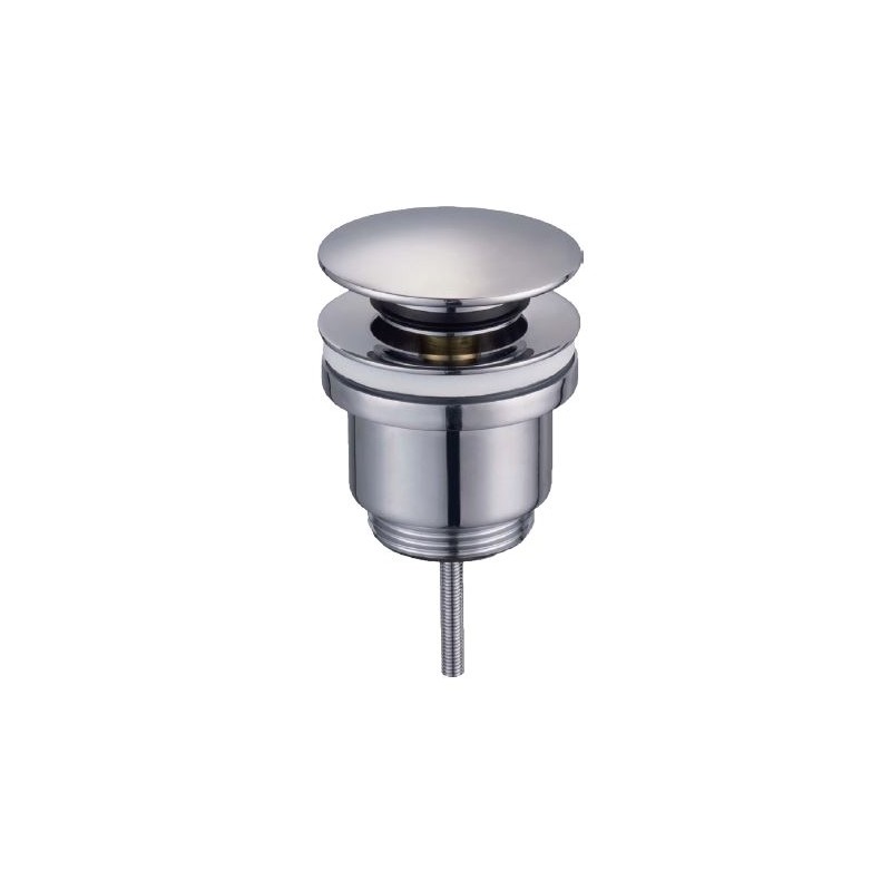 Vidage universel rond click clack pour lavabo et bidet Vidage universel rond click clack pour lavabo et bidet