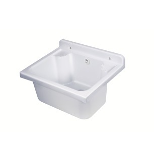 Porte-savon mural en polypropylène blanc 42x34x21 | BuyBath