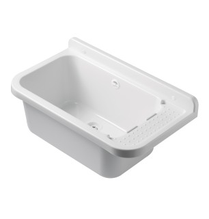Support mural en polypropylène 60x34x21 avec porte-savon - BuyBath